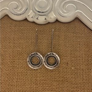 SILPADA  silver oxidized hammered earrings